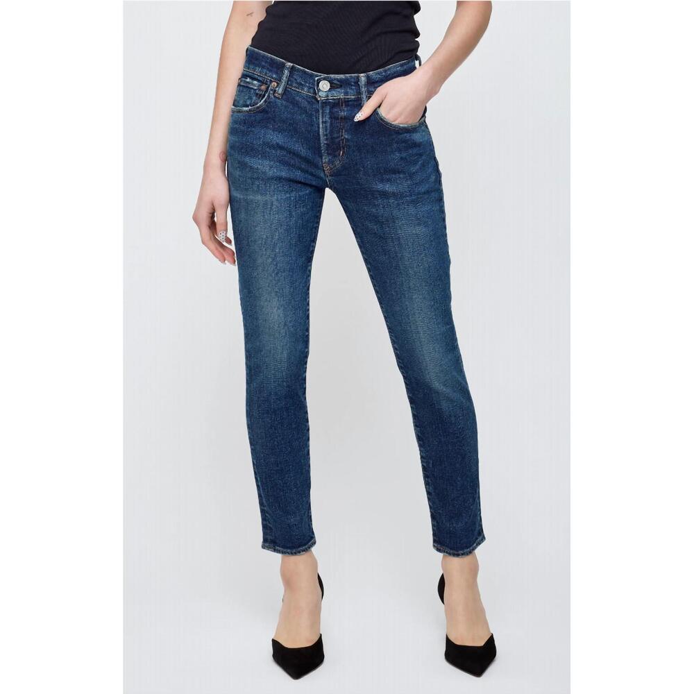 NEW MOUSSY wahneta skinny jean in dark blue moussy vintage
